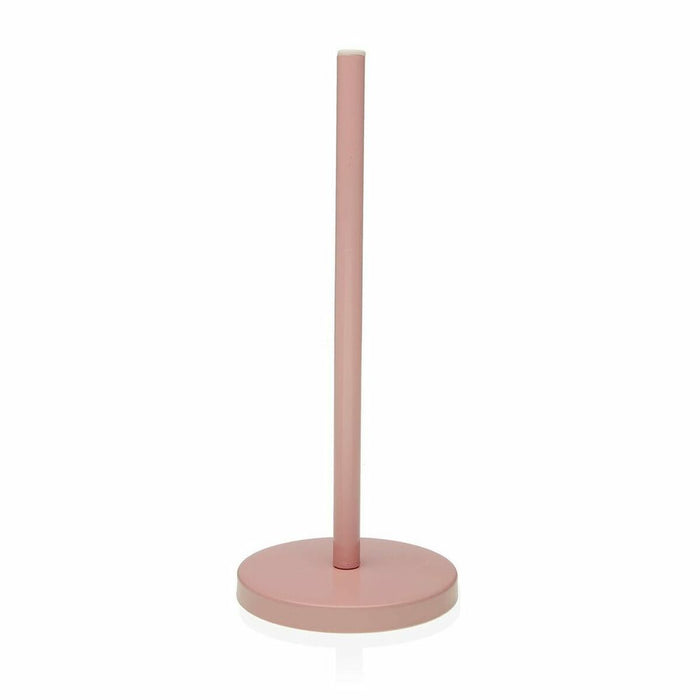 Kitchen Paper Holder Versa Pink Metal Steel (30 cm)