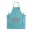 Apron Versa Mosaic Turquoise Textile (80 x 70 cm)