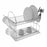 Draining Rack for Kitchen Sink Versa Plates White Double Steel Iron polypropylene (23,5 x 36 x 42,5 cm)