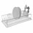 Draining Rack for Kitchen Sink Versa Plates White Length Steel Iron polypropylene (24,7 x 11,6 x 50,5 cm)