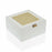 Jewelry box Versa Squared White (16 x 8 x 16 cm)