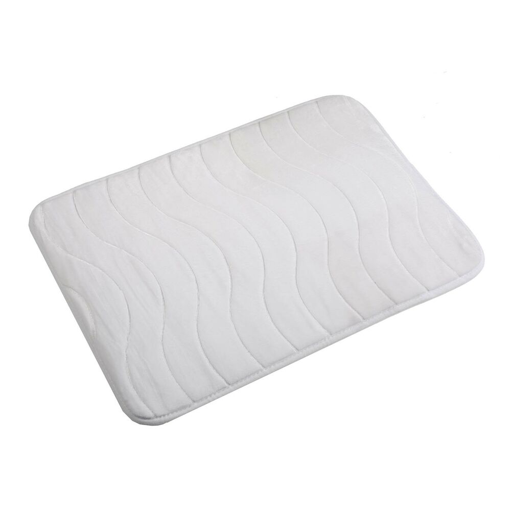 bath rug fernie white cotton (40 x 60 cm)