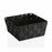 Basket Versa Black Textile (10 x 6 x 25 cm)