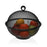 Fruit Bowl Versa Black With lid Metal Steel (28 x 28 x 28 cm)