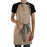 Apron Versa stars Beige Polyester Cotton Nylon (80 x 70 cm)