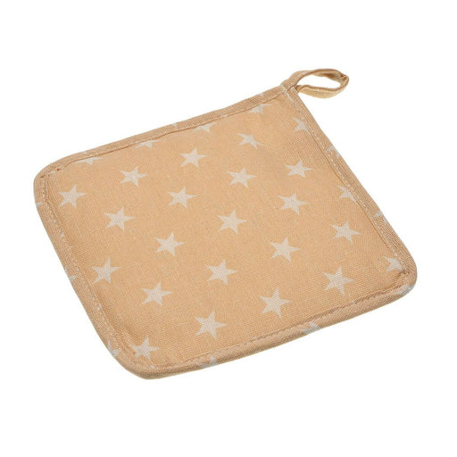 Oven Mitt Versa Stars Beige Textile (20 x 20 cm)