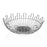 Fruit Bowl Versa Silver Steel (30 x 10 x 30	 cm)