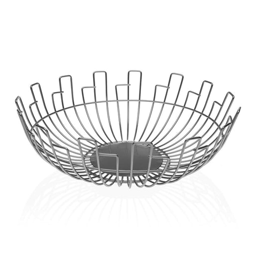 Fruit Bowl Versa Silver Steel (30 x 10 x 30	 cm)