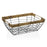 Fruit Bowl Versa Black Metal Steel (12 x 33,5 x 23,5 cm)