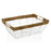 Fruit Bowl Versa White Metal Steel (12 x 33,5 x 23,5 cm)