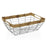 Fruit Bowl Versa Grey Metal Steel (12 x 33,5 x 23,5 cm)