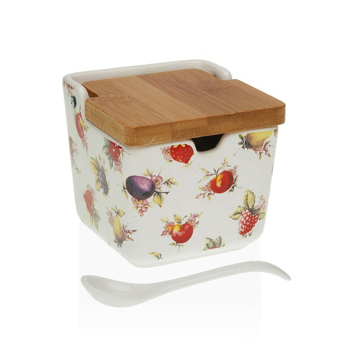 Sugar Bowl Versa Strawberry Ceramic (8,8 x 8,5 x 8,8 cm)