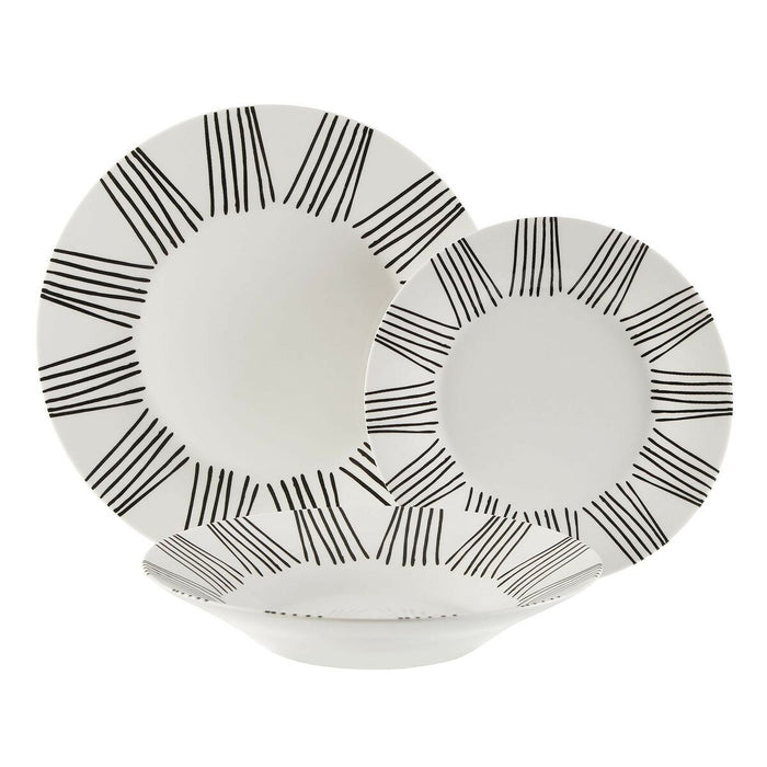 Tableware Versa New Lines Porcelain (18 Pieces)