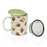 Cup with Tea Filter Versa Fruits Stoneware