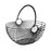 Fruit Bowl Versa Black Steel (28,5 x 35 x 18,5 cm)