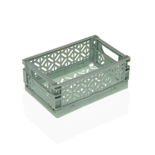 Folding box Versa Green polypropylene 15 x 5,8 x 10 cm