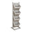 Bathroom Shelves Versa Grey 4 Baskets Multicolour Cotton Wood Rattan 35 x 125 x 35 cm