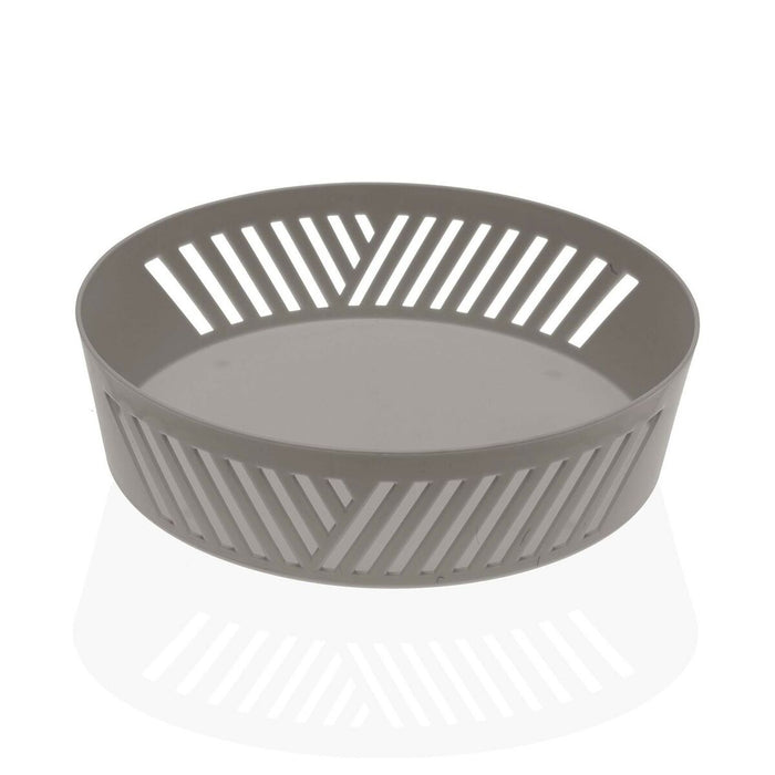 Fruit Bowl Versa Grey polypropylene (24,5 x 6,5 x 24,5 cm)