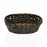 Bread Basket Versa Black Braiding Bamboo Marine algae (15,5 x 6,5 x 21 cm)