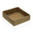 Napkin holder Versa Light brown Marine algae (19 x 5,5 x 19 cm)