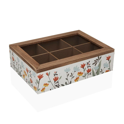 Box for Infusions Versa Selene Wood 17 x 7 x 24 cm