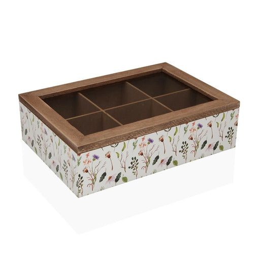 Box for Infusions Versa Sansa Wood 17 x 7 x 24 cm