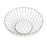 Wire Basket Versa Stars Metal Steel MDF Wood (28 x 11 x 28 cm)