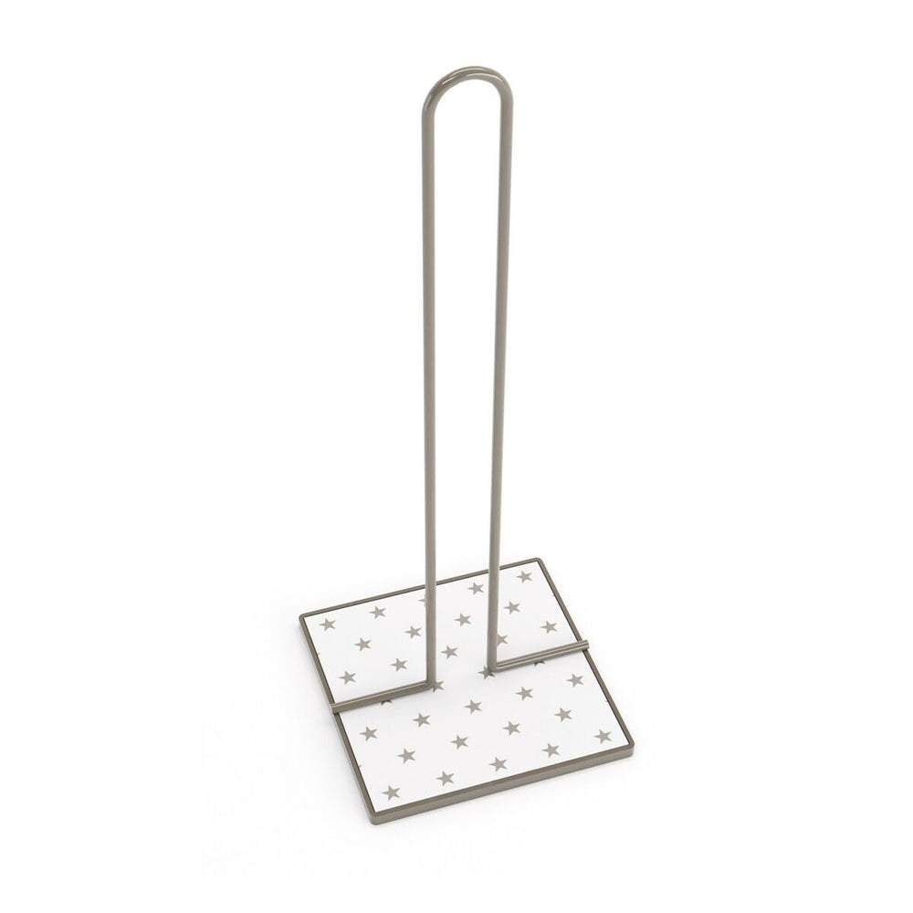 Kitchen Paper holder Versa Stars Metal Steel MDF Wood (16,5 x 31 x 13 cm)