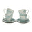 Piece Coffee Cup Set Versa Shelly Porcelain (4 Pieces)