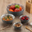 Salad Bowl Versa Grey 22,5 x 9 x 22,5 cm Ceramic Porcelain