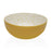 Salad Bowl Versa Yellow 22,5 x 9 x 22,5 cm Ceramic Porcelain