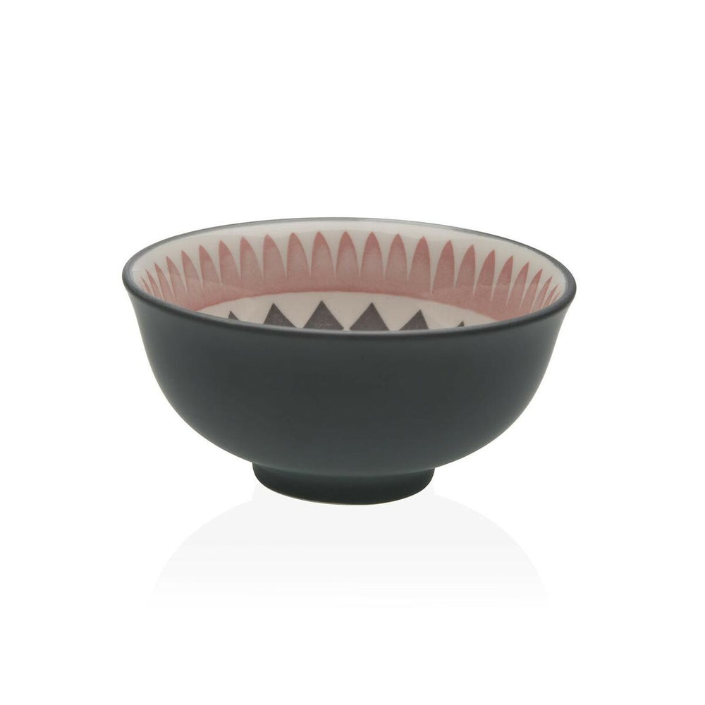 Bowl Versa Grey 8,5 x 5 x 8,5 cm Ceramic Porcelain