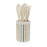 Pot for Kitchen Utensils Versa Jasper Ceramic 10 x 15 x 10 cm