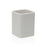 Toothbrush Holder Versa Aria White Resin 7,8 x 9,5 x 7,8 cm