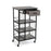 Kitchen Trolley Versa Grey MDF Wood 37 x 89,5 x 50 cm