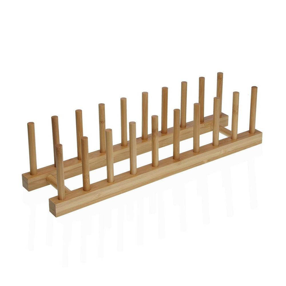 Plate Rack Versa Bamboo 10,3 x 10,2 x 39 cm