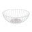 Fruit Bowl Versa Balbec White Metal Steel MDF Wood 28 x 10 x 28 cm