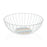 Fruit Bowl Versa Jasper White Metal Steel MDF Wood 28 x 10 x 28 cm