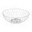 Fruit Bowl Versa Acebo White Metal Steel MDF Wood 28 x 10 x 28 cm