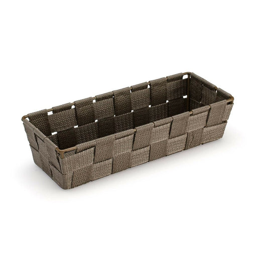 Basket Versa Brown Textile 10 x 6 x 25 cm