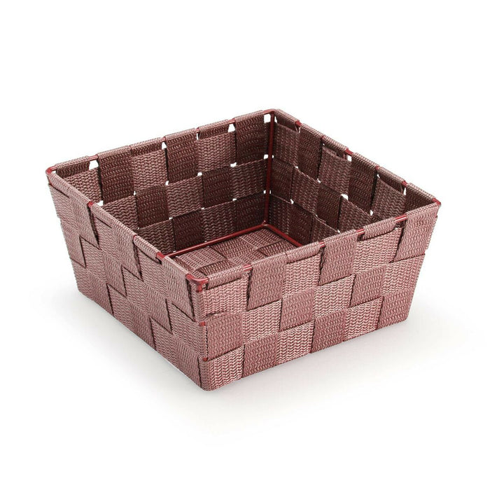 Basket Versa Pink Textile 19 x 9 x 19 cm