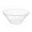 Fruit Bowl Versa White Metal Ceramic Steel 28 x 11,5 x 28 cm