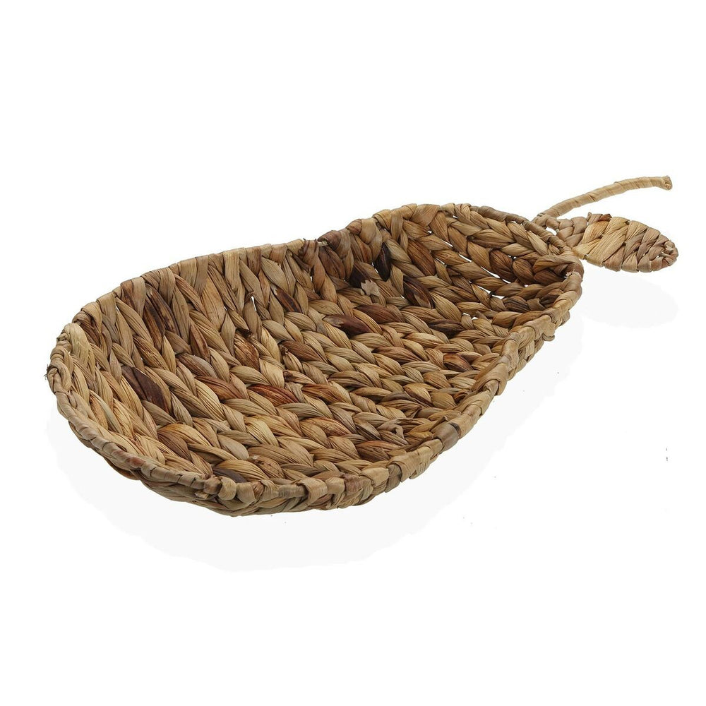 Multi-purpose basket Versa Pear Water hyacinth 27 x 7,5 x 37 cm