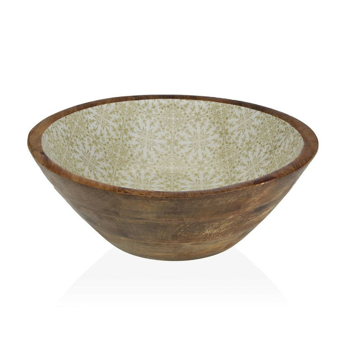 Salad Bowl Versa Porcelain Mango wood 30 x 10 x 30 cm