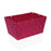 Basket Versa Lover Fuchsia Textile 20 x 15 x 30 cm