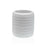 Toothbrush Holder Versa White Resin 8,2 x 16 x 8,2 cm