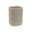 Toothbrush Holder Versa Beige Resin 8 x 10,5 x 8 cm