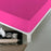 Fitted bottom sheet Naturals Fuchsia