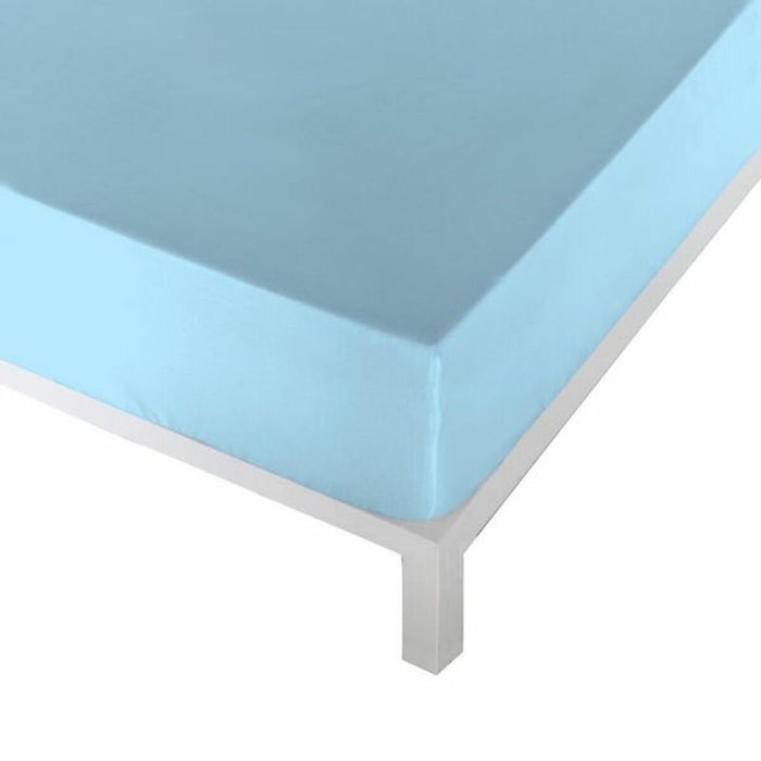 Fitted bottom sheet Naturals Turquoise