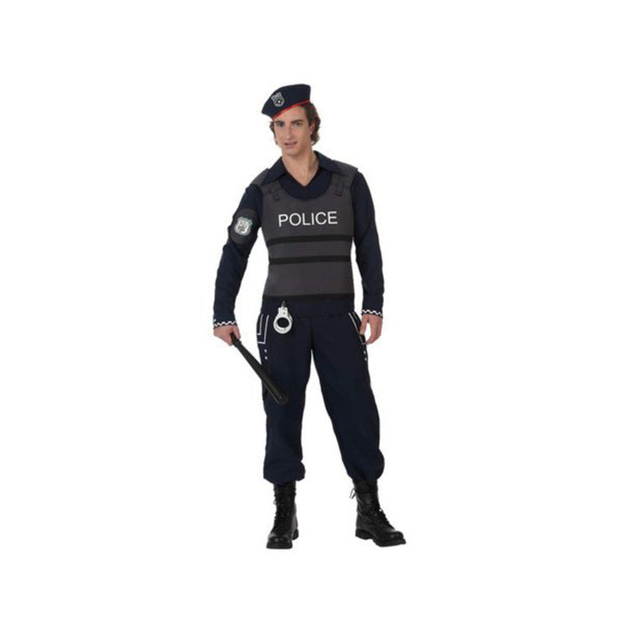 Costume for Adults Blue Policeman